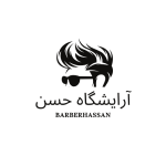 Black White Vintage Barbershop Logo 150x150