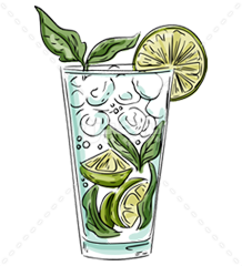 Borchin ir fruit juice cartoon icon illustration png 01 وکتور یک لیوان بزرگ لیموناد png