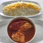 چلو خورشت جوجه بادمجان