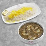 چلو قلیه میگو
