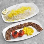 چلو کباب لقمه